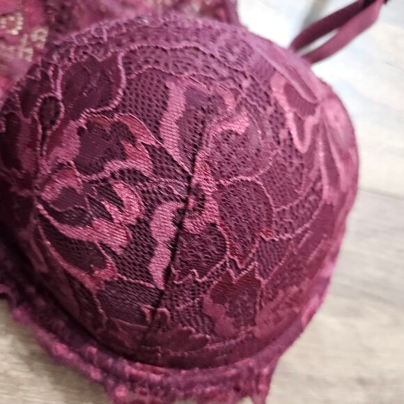 Victoria's Secret PINK Racerback Bralette Underwire Size 32DD Bra Front Closure - Picture 3 of 15